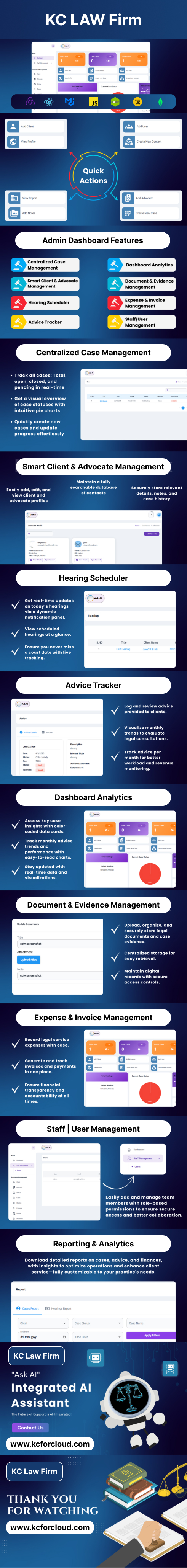 KC LAW Firm Screenshot